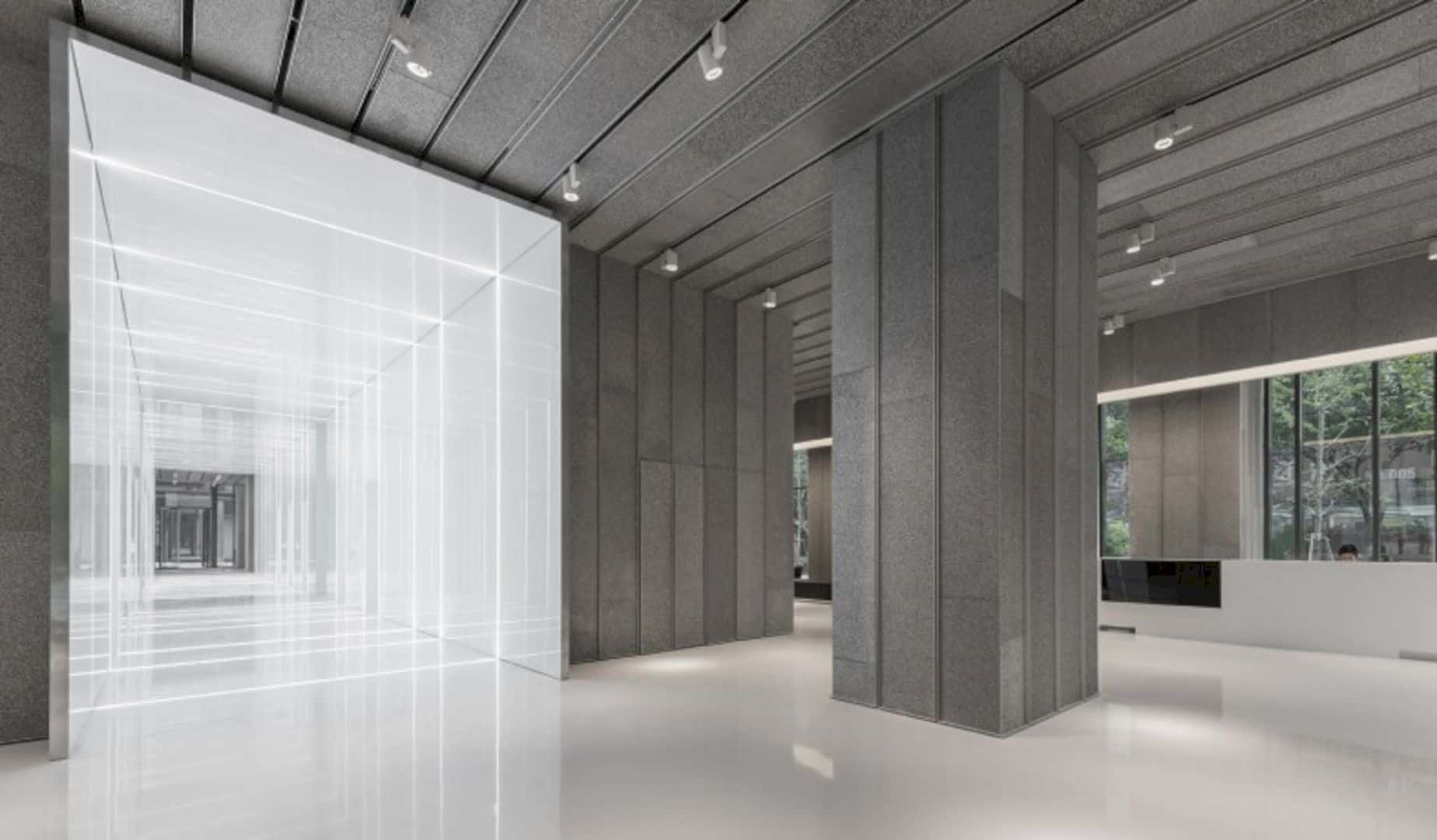 Aluminm Lobby An Environmental Friendly Lobby With Futuristic Design 8