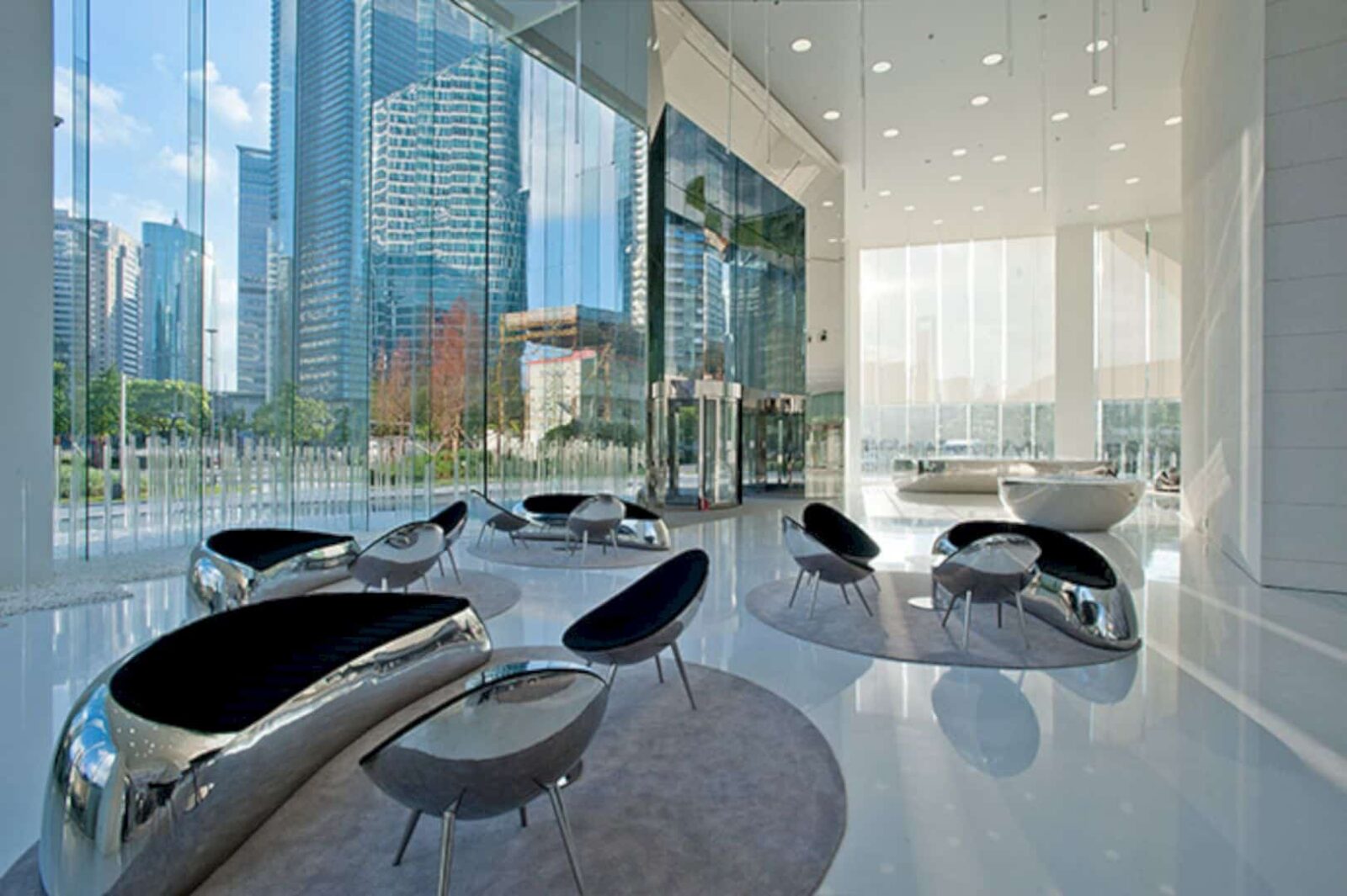 Soho Jiarui Lobby An Entrance Lobby With Glamorous Contemporary And Minimalist Design 5