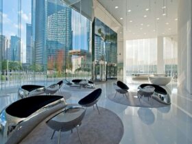 Soho Jiarui Lobby An Entrance Lobby With Glamorous Contemporary And Minimalist Design 5