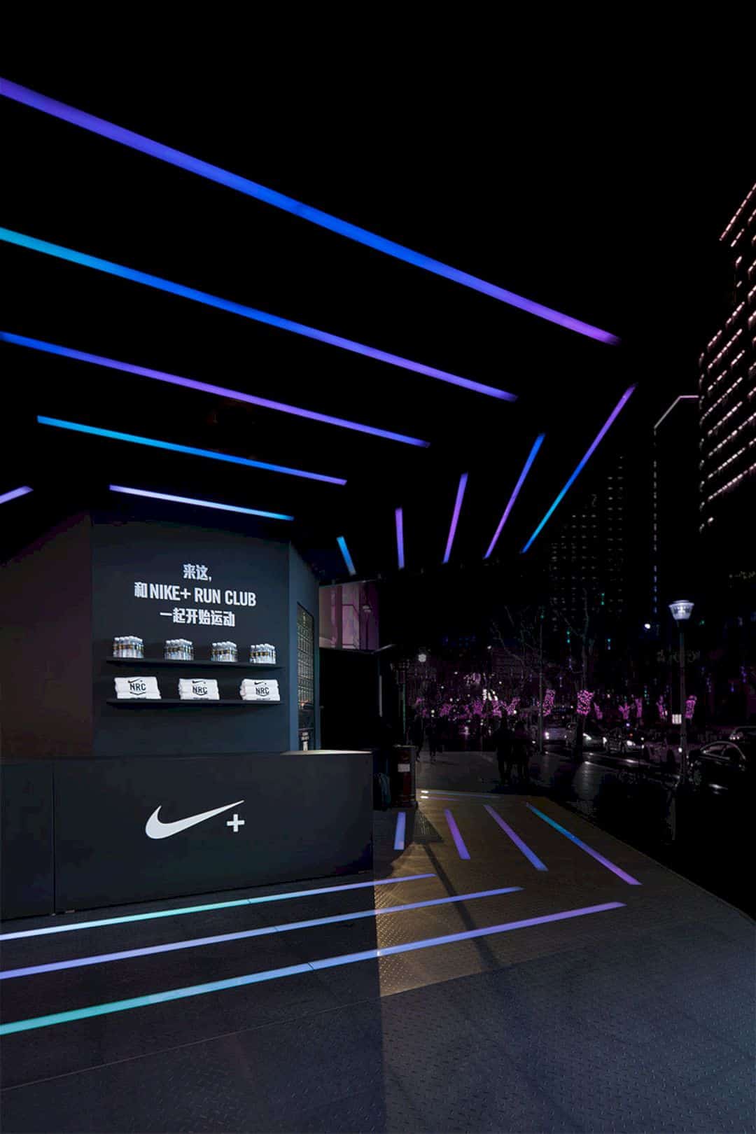 Nike Run Club A Pop Up Gym With Ethereal And Out Of This World Design 5
