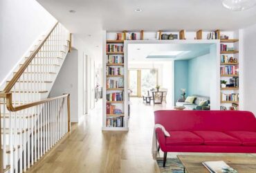 Sherman St Rowhouse Opene And Connected Living Spaces With A Splash Of Colors And Patterns 6