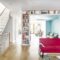 Sherman St Rowhouse Opene And Connected Living Spaces With A Splash Of Colors And Patterns 6