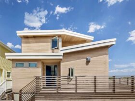 The Surfboard House A Beach House With Cooperative Structure 13