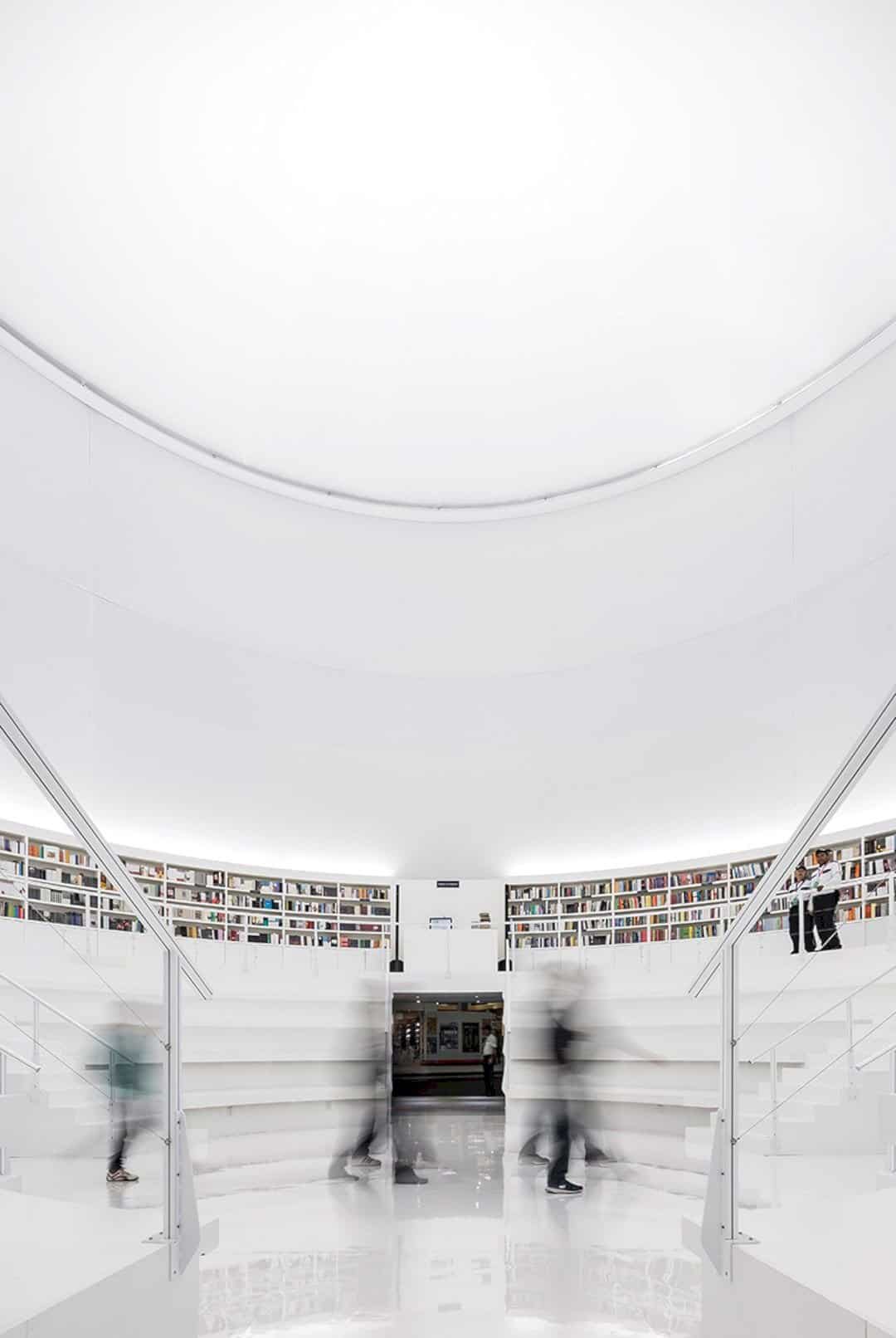 A Colosseum Of Books Emphasizing The Pleasure Of Reading 4
