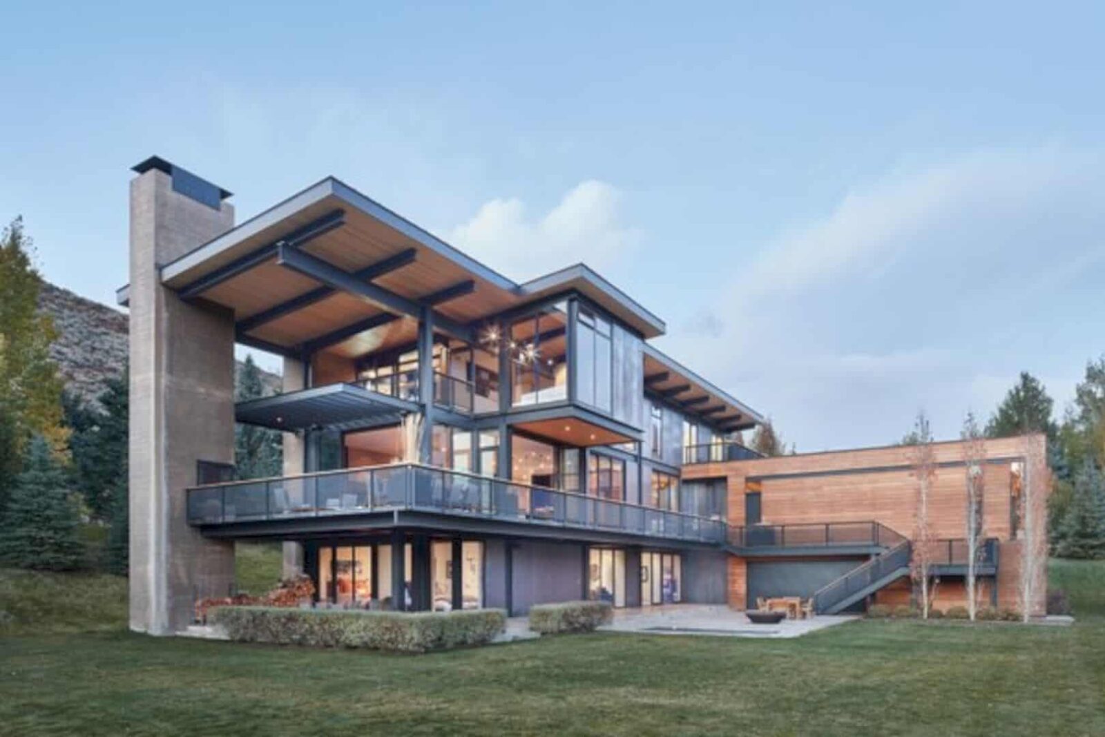 Lake Creek Residence L Shaped House With A Sense Of Fondness For Nature 7