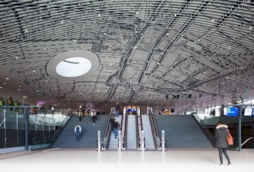 Municipal Offices And Train Station Forming A New Landmark In Delft Netherlands 8