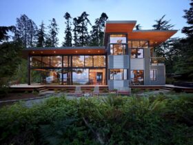 Port Ludlow House A Compact Modern House On A Wooded Waterfront Property 6