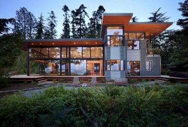 Port Ludlow House A Compact Modern House On A Wooded Waterfront Property 6