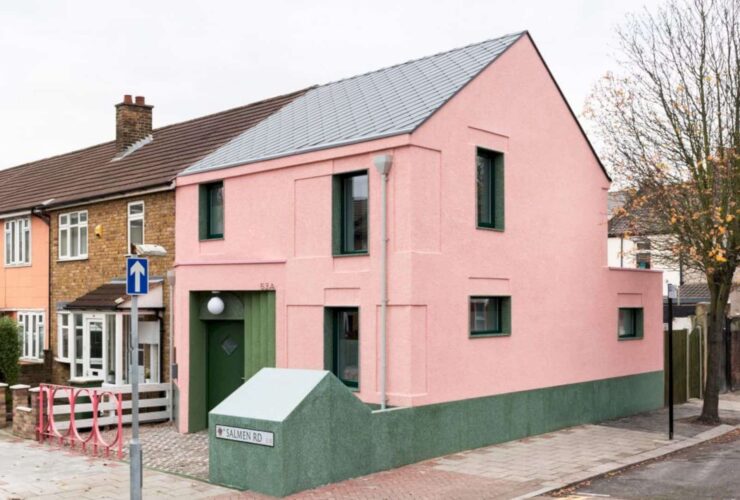 The Salmen House A Distincitve Pink And Green Rental Home In West Ham 7