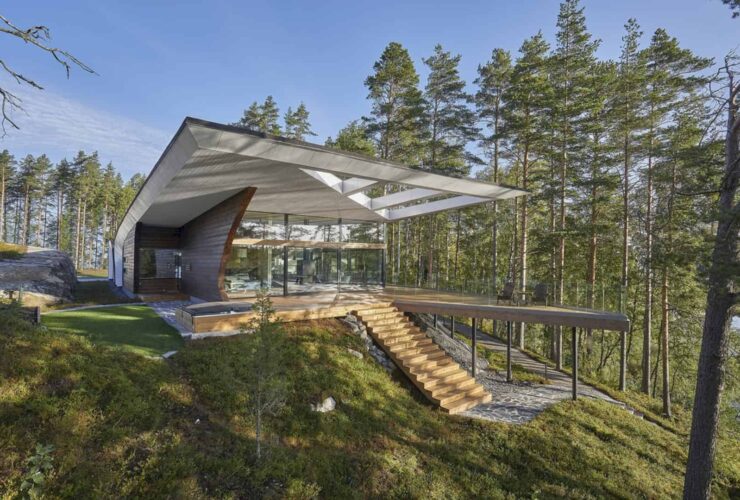 The Wave House A New Generation Log Home In Finland 7