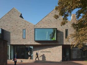 Kings College Library An English School Library With Angular Brick Gables 8