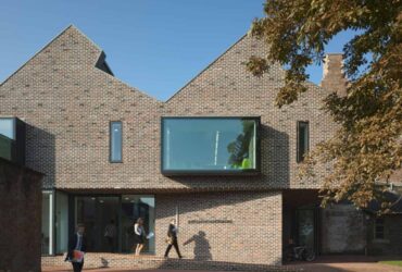 Kings College Library An English School Library With Angular Brick Gables 8