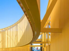 Animo South Los Angeles High School A Bright Yellow Campus Building In Sunny La Atmosphere 6