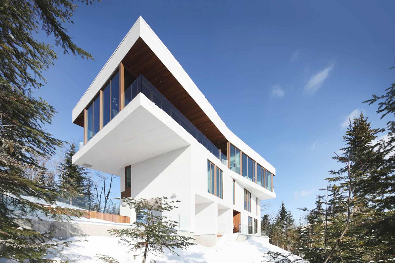 Residence Des Grands Jardins A Contemporary Home Overlooking The St Lawrence River 13