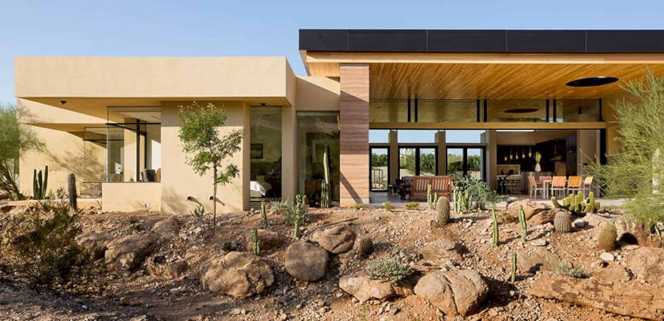 Desert Wash Residence A Modern Desert Home Defining Paradise Valleys Topographical Feature 13