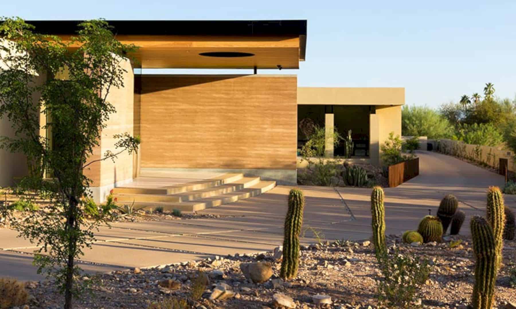 Desert Wash Residence A Modern Desert Home Defining Paradise Valleys Topographical Feature 3