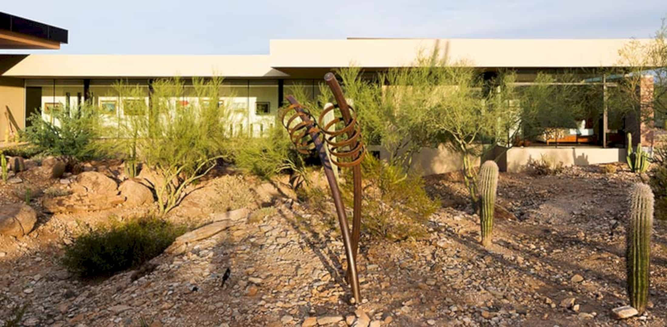 Desert Wash Residence A Modern Desert Home Defining Paradise Valleys Topographical Feature 5