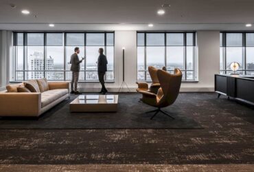 Habraken Rutten A Serene Office Interior Presenting The 360 View Of Rotterdam 11