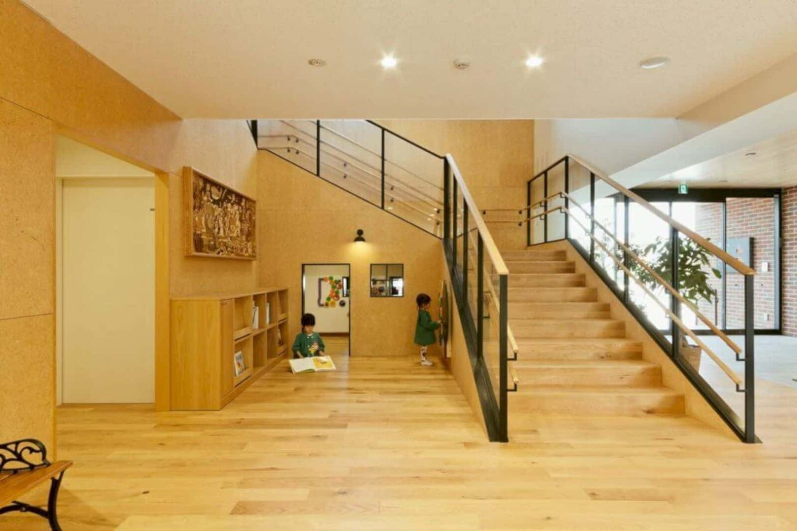 Skw Kindergarten A Childcare Facility That Encourages Childrens Sensibility Through Natural Materials 1