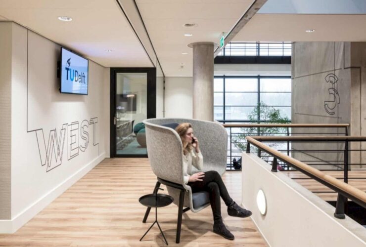 Tu Delft Mathematics & Computer Science A Modern Faculty Building Adopting A Vibrant Academic Environment 4