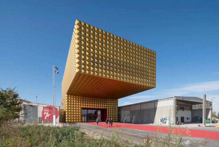 Ragnarock: A Modern, Golden Studded Building of Museum