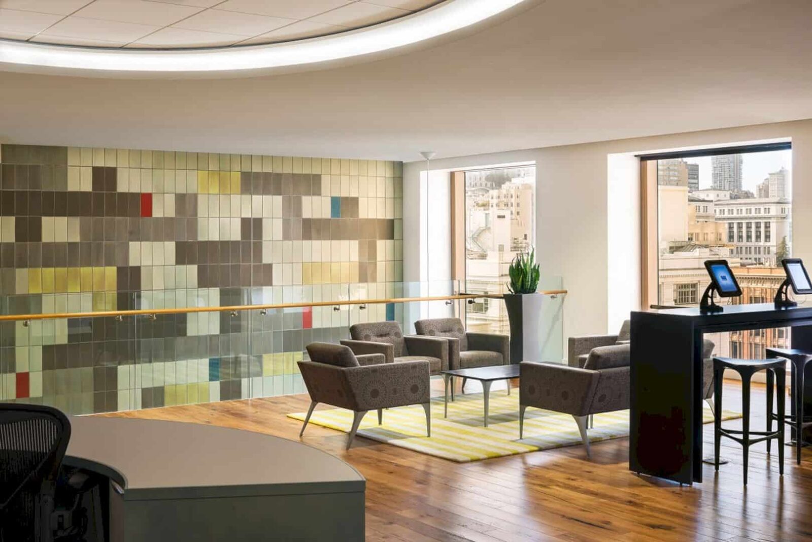 John Willey & Sons Publishing A Variety Of Work Setting Utilizing Earthy Organic Colors And Textures 2