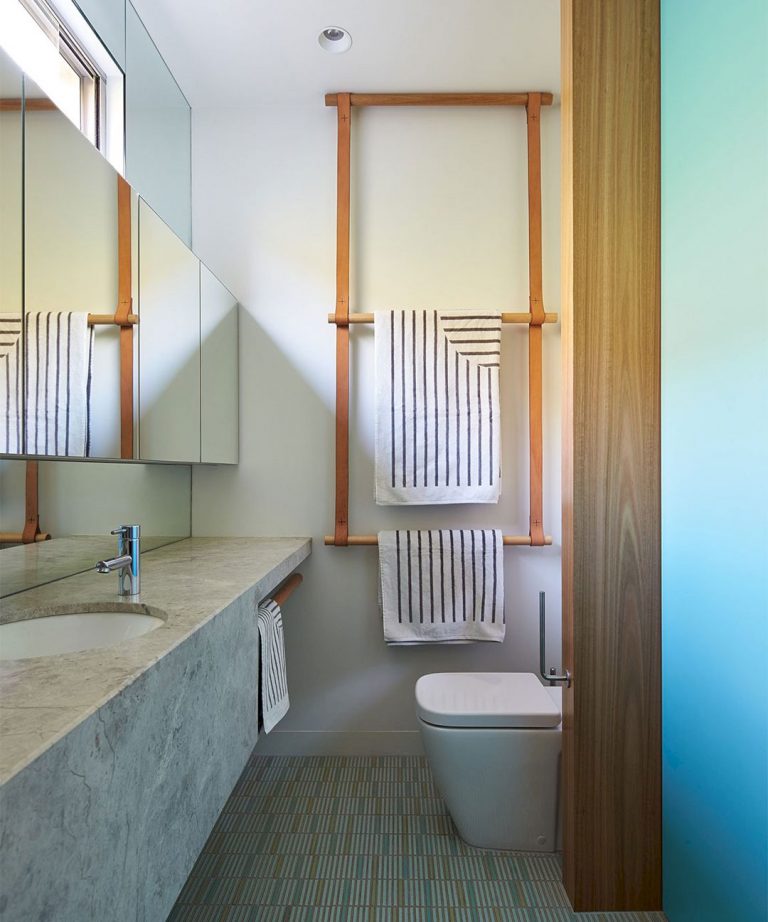 Dowel House: Decorative Interior with the Use of the Timber Dowel
