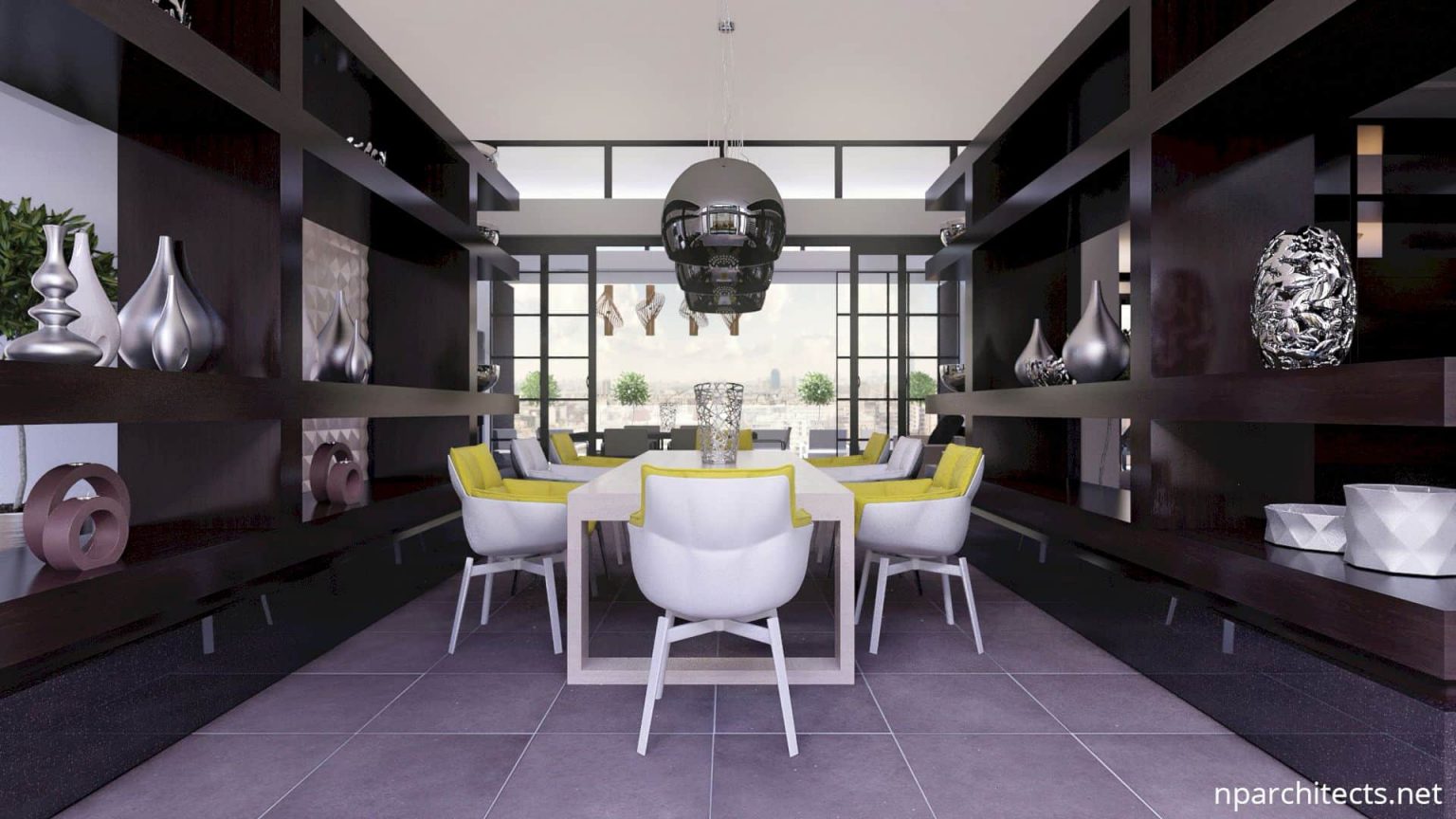 Penthouse Interior: Luxury Interior with Amazing View