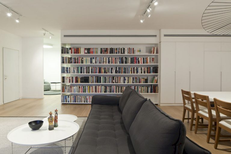 Picture of E Penthouse: A Large Apartment with Modern Interior and A Library in ...