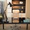 Black Study Lamp On Black Table 159839