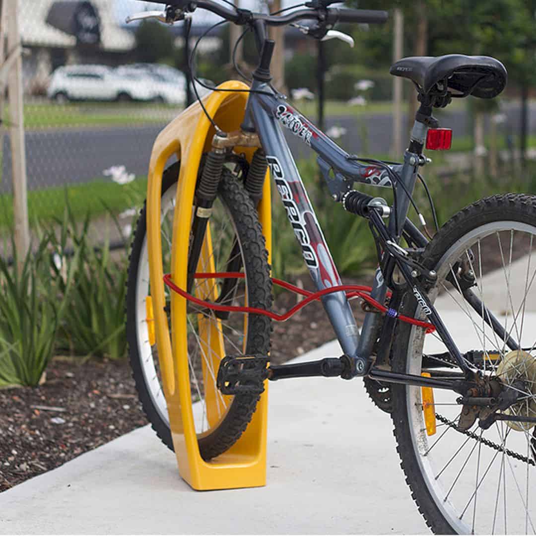 The Zephyr Multifunctional Bike Storage Bollard By Barrier Group 2