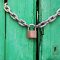 Door Green Closed Lock 4291