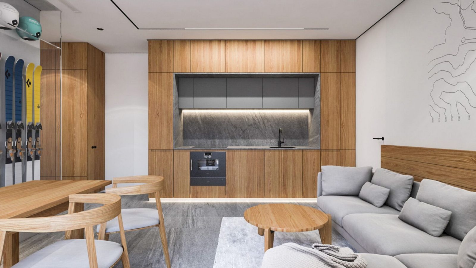 Zakopane Apartment: A Modern Apartment with A Bright and Elegant Interior