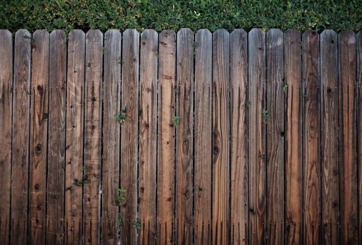 Brown Wooden Fence 113726