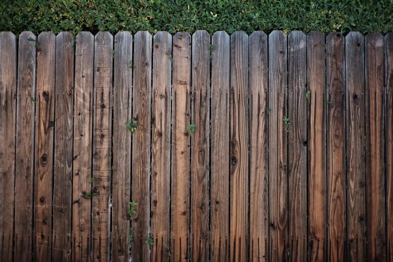 Brown Wooden Fence 113726