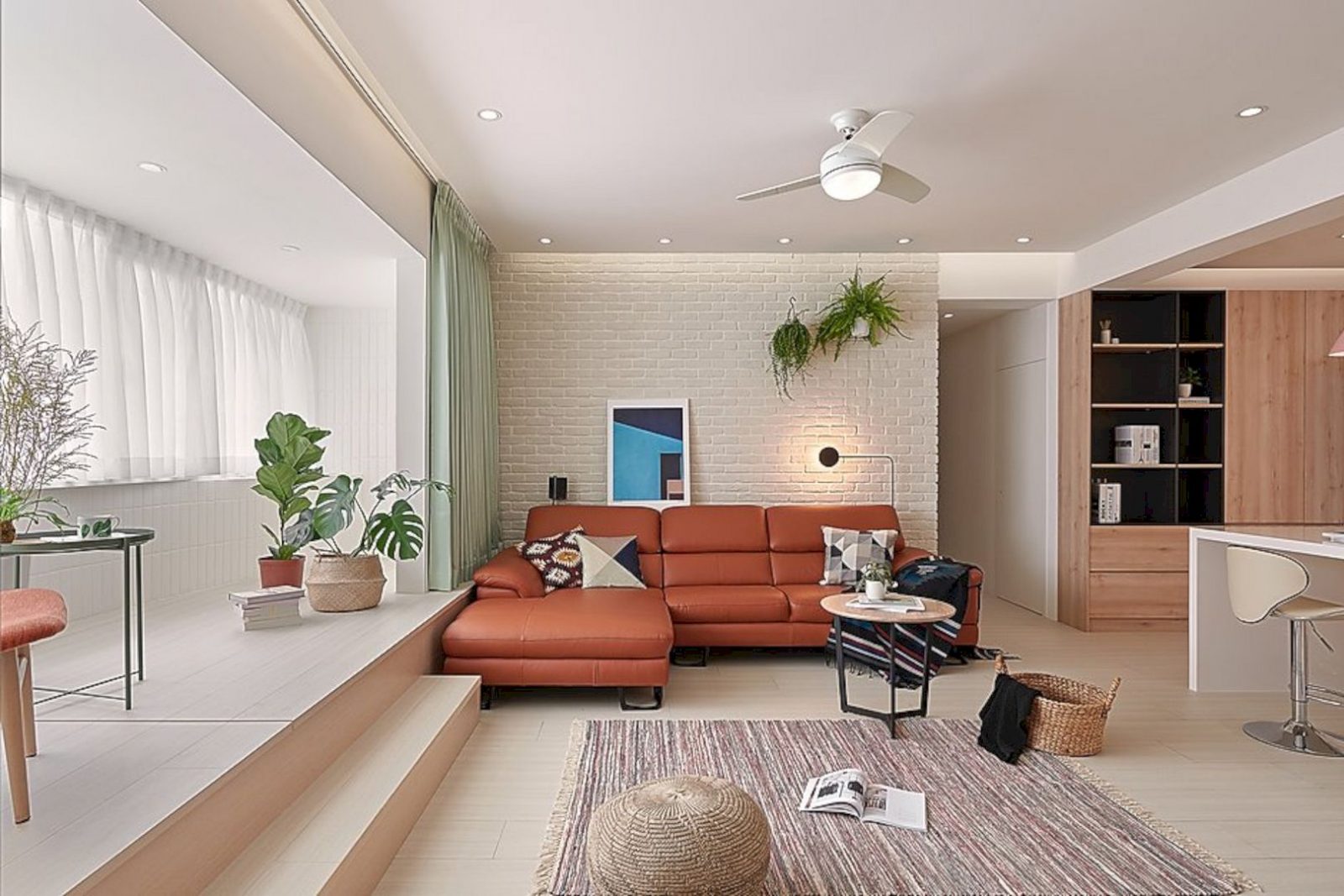 10 Eco-Friendly Living Room Designs with Lots of Greenery - Defensive Ecology Minimal Living Room