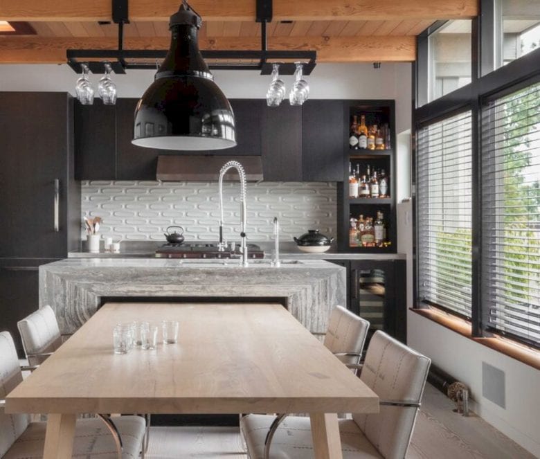 10 Trendy Kitchen Design Ideas With Modern Black Cabinets