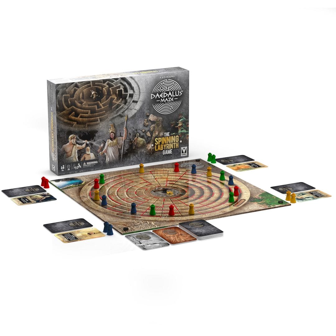 Daedalus Maze Artwork And Packaging Board Game By Andreas Kioroglou 4