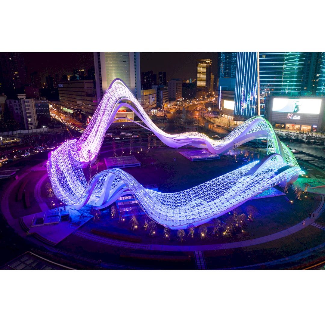 MILKY WAY Giant Installation Artwork With Lights By CAPA 5