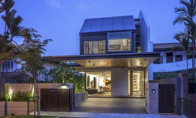 Far Sight House: A Home of Two Stories with Different Expressions of ...