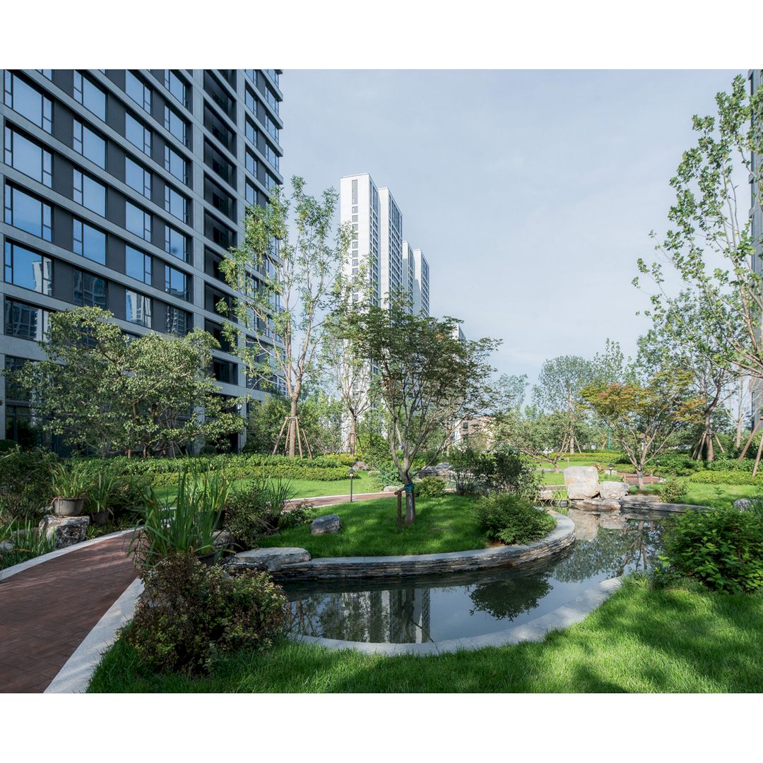 Sunac Center Residential Landscape Residential Landscape By U.P.SPACE Landscape Architecture Design 3