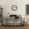 Workspace in industrial style