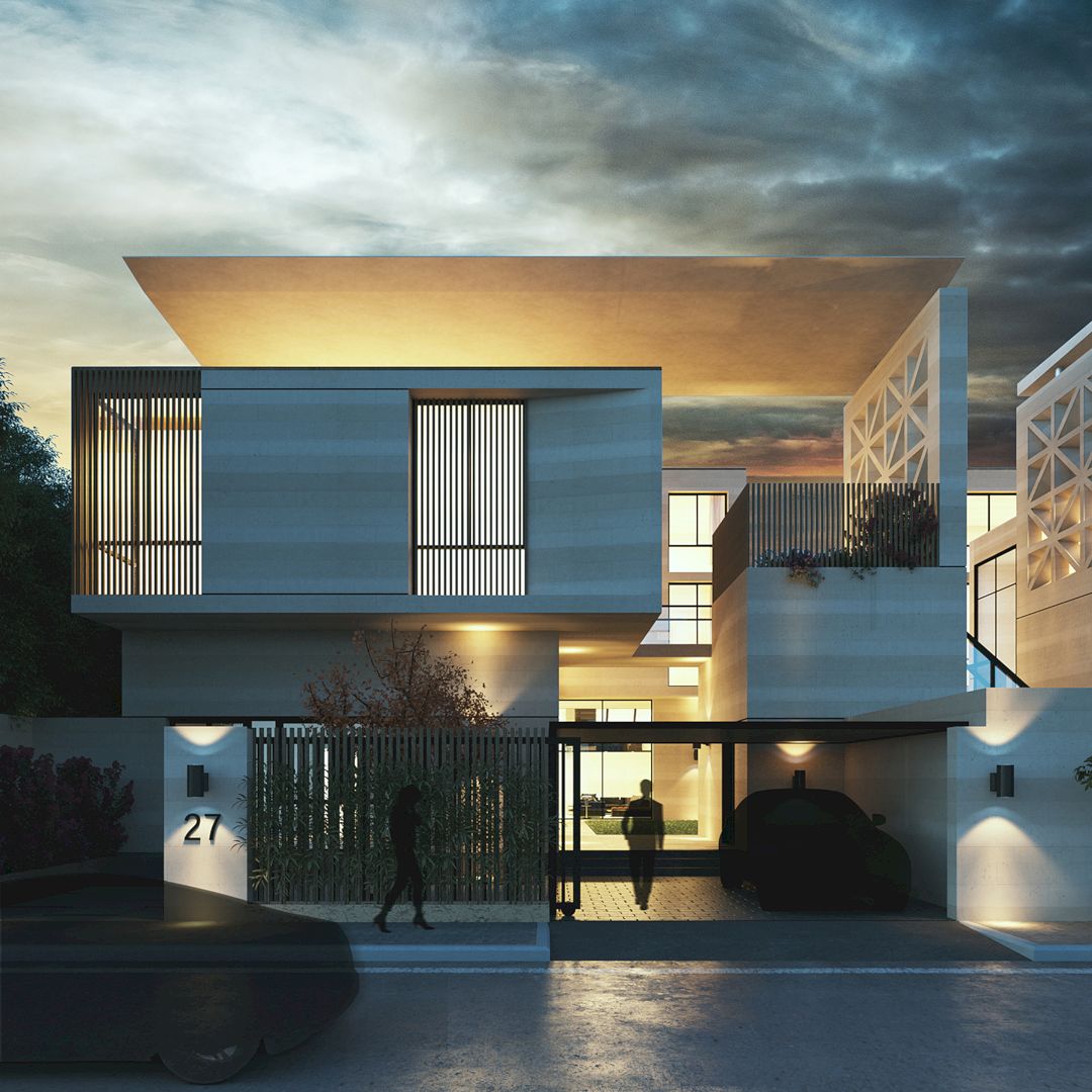 U Villa Residential House By Adel Badrawy 3