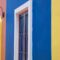 Colorful house wall