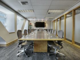 Empty conference room
