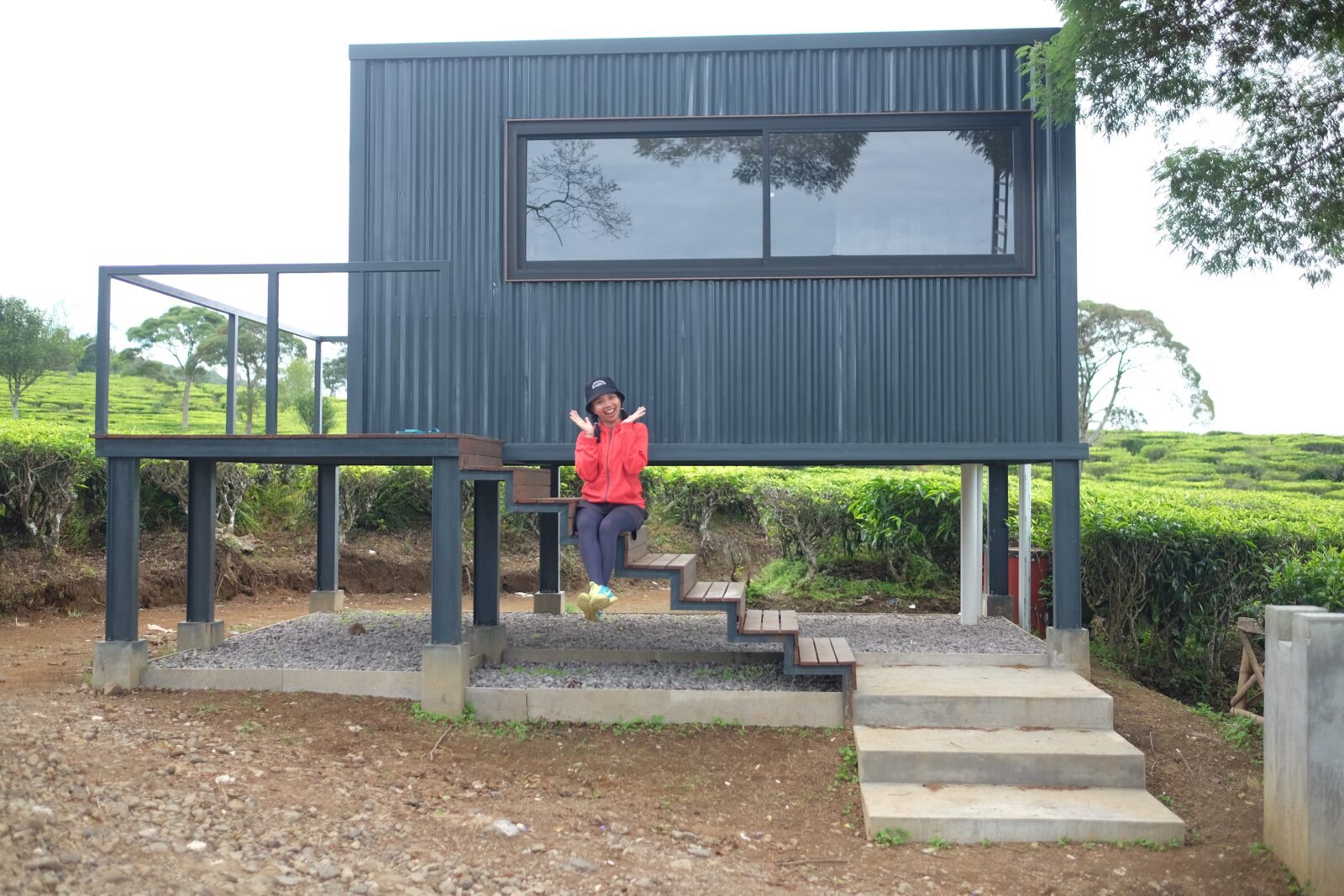 Happy People In Front Of Small House 2022 02 10 07 42 38 Utc