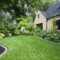 House and Landscaped Yard
