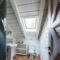 interior of bathroom in modern cottage house