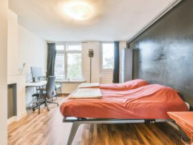 Light master bedroom
