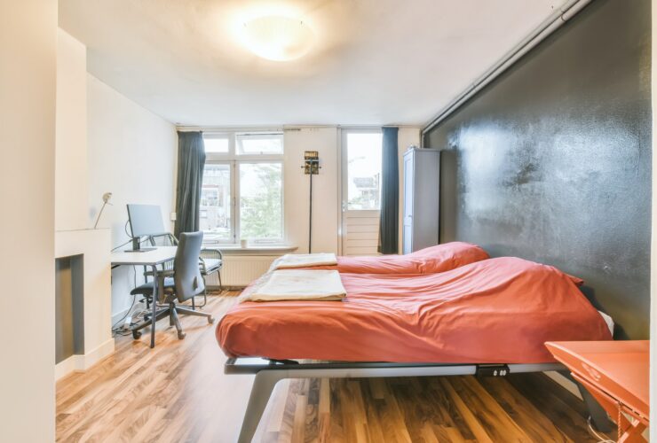 Light master bedroom